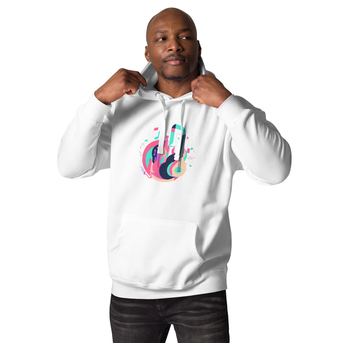 Abstract Guitars Hoodie