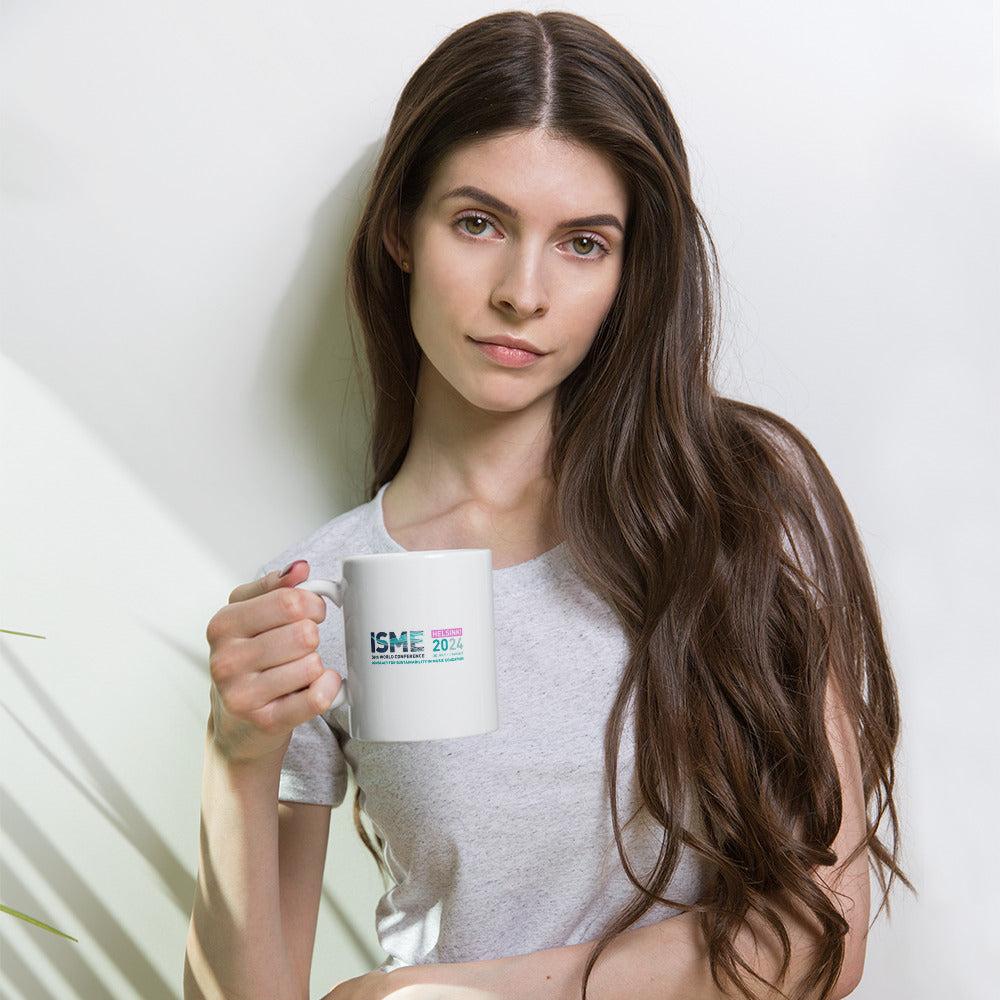 36th ISME World Conference - White glossy mug
