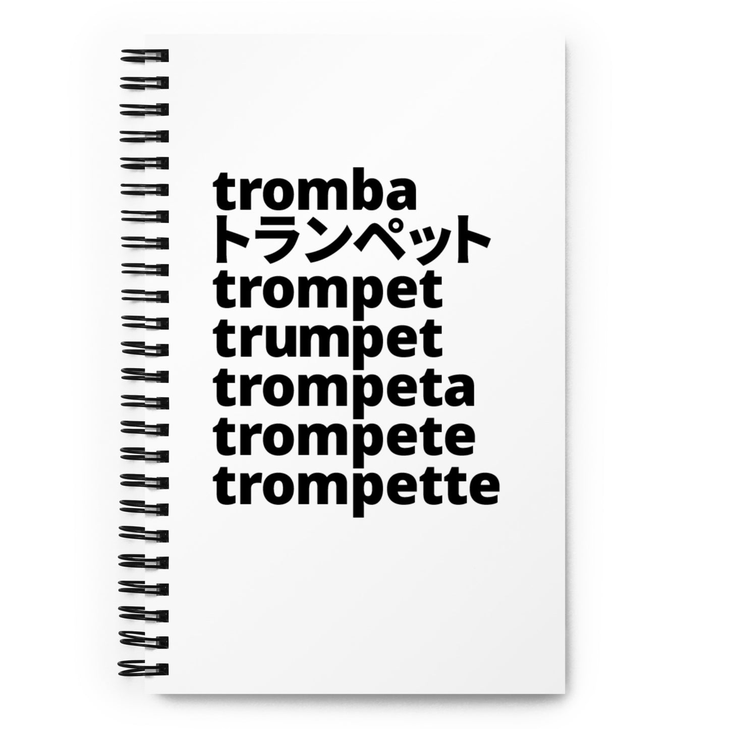 Trumpet Spiral Notebook